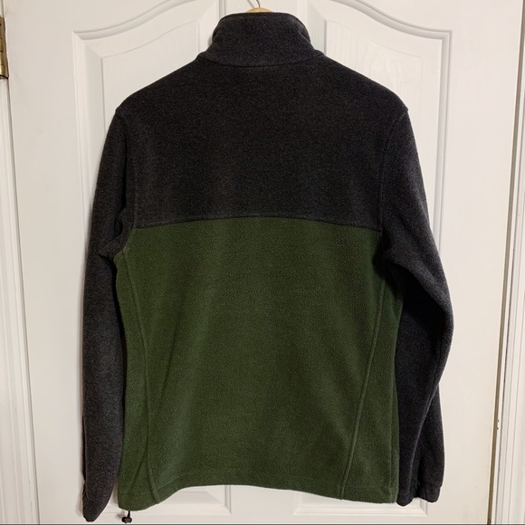 Columbia Steens Mountain Fleece Jacket, Small, Green/Grey - Picture 4 of 9